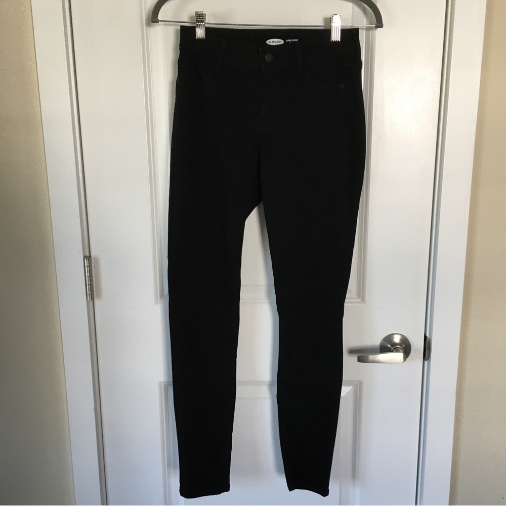 Super Skinny Mid Rise Pants
